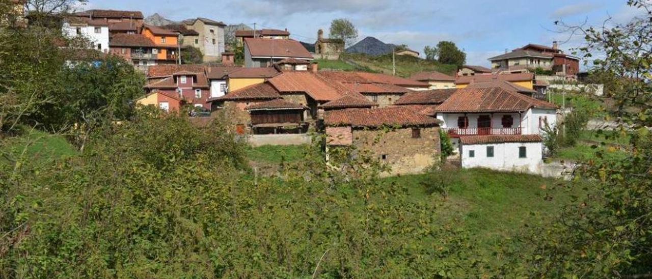 La localidad de Muriellos, en Riosa, donde se produjo el suceso.