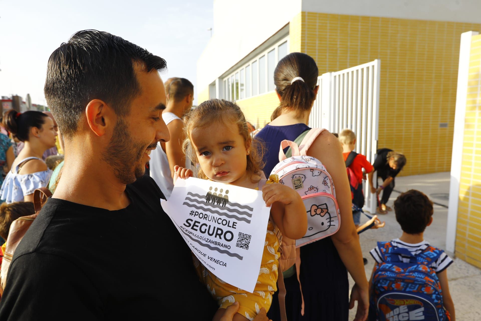 Así se ha vivido la vuelta al cole en el María Zambrano de Zaragoza