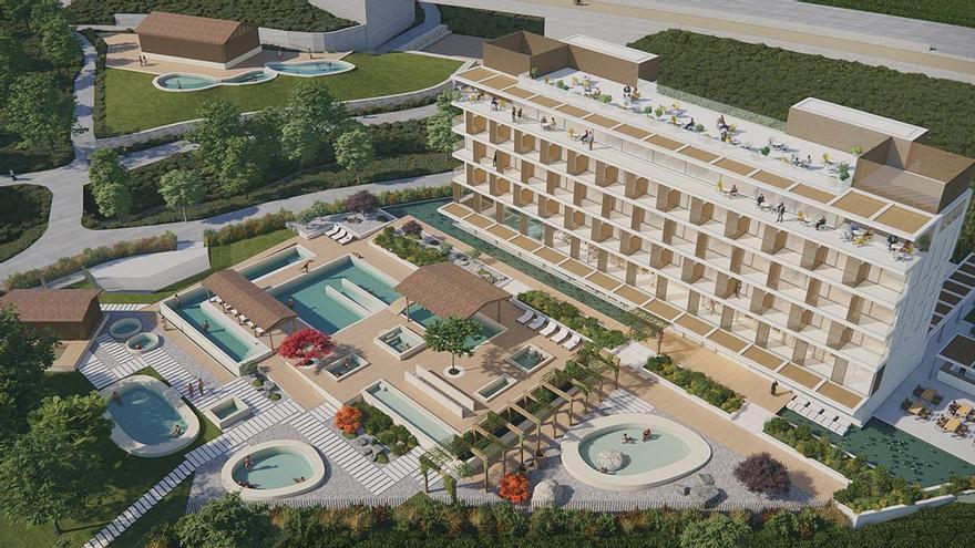 Así será el futuro hotel balneario de As Caldas, con categor