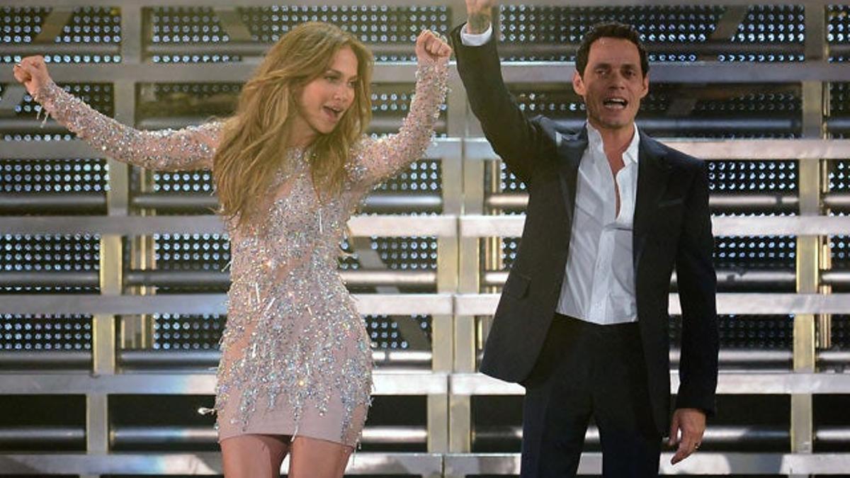 Jennifer Lopez se reencuentra con Marc Anthony en los escenarios