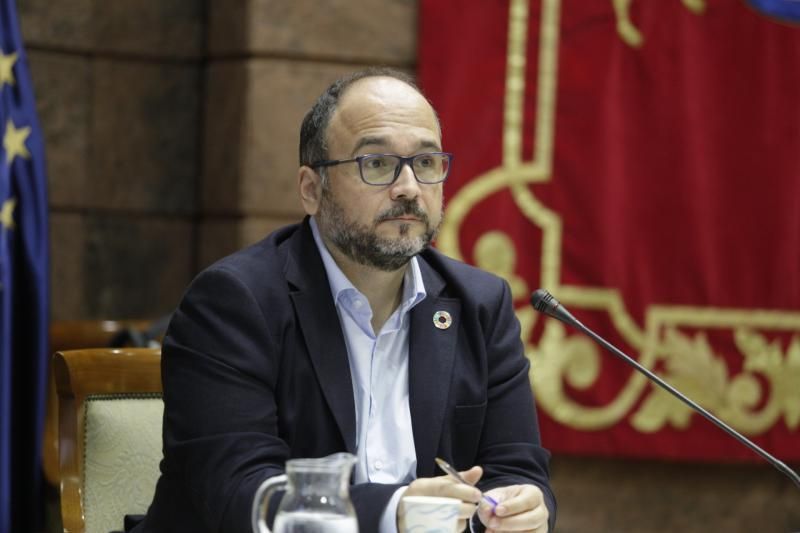 Comparecencia de José Antonio Valbuena  El nuevo consejero informará sobre la finalización del curso escolar.  | 27/05/2020 | Fotógrafo: Delia Padrón