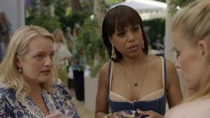 Elisabeth Moss (Mary), Kerry Washington (Eleanor) y Kate Mara (Nancy) en Mujeres imperfectas