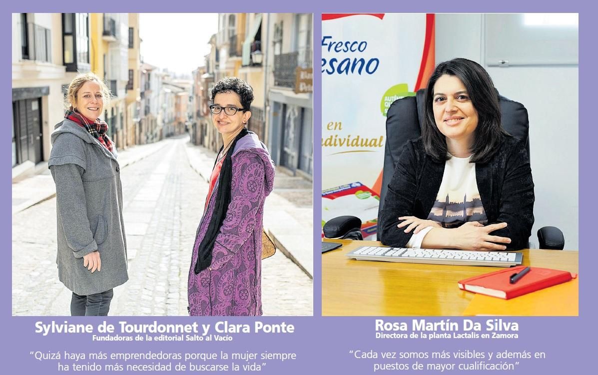 Sylviane de Tourdonnet, Clara Ponte y Rosa Martín Da Silva