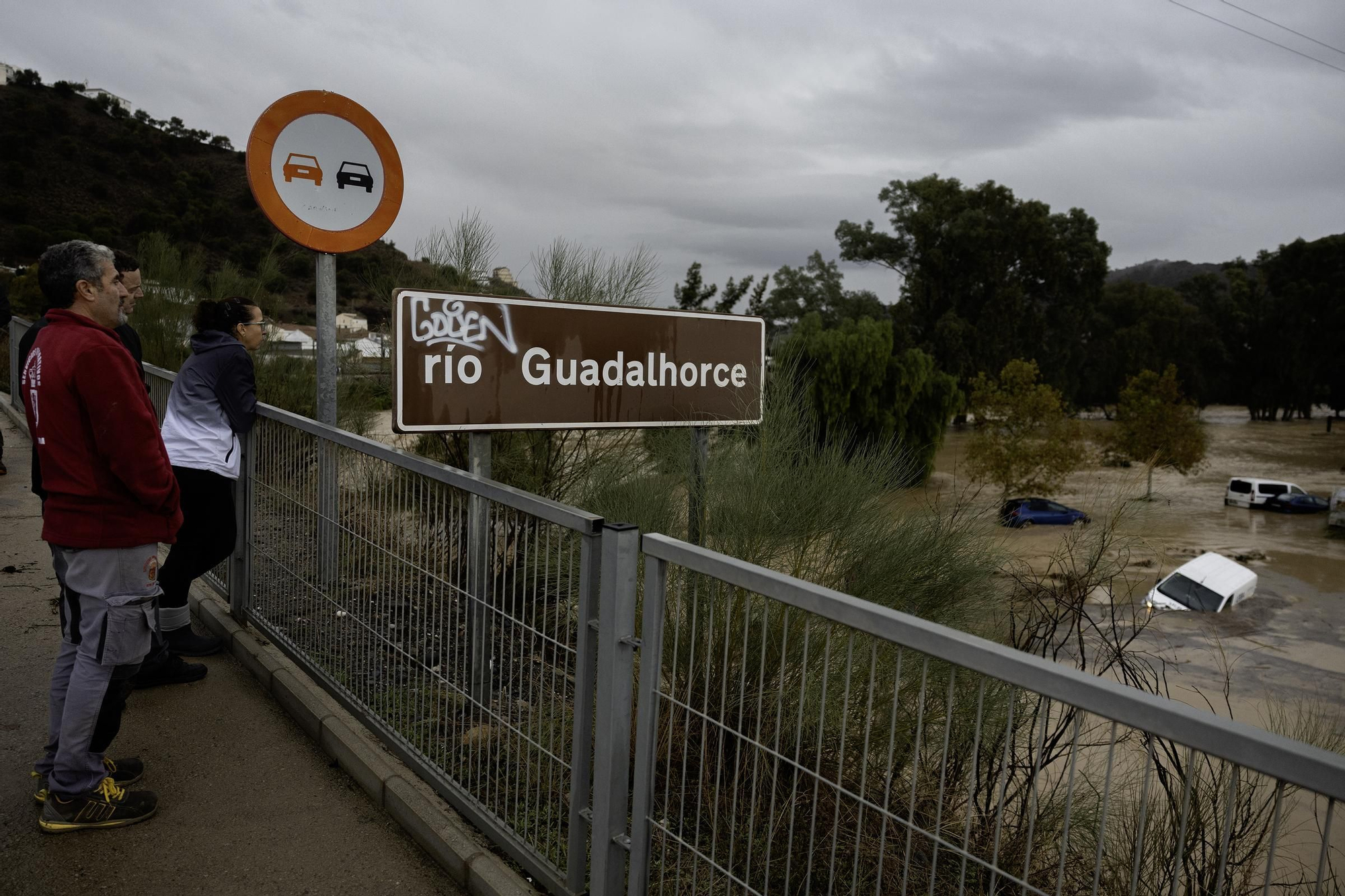 Álora (Málaga) se queda sin agua potable por los daños causados por las inundaciones