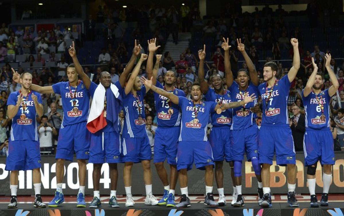 Francia, medalla de bronce en el Mundial de Baloncesto Francia, medalla de bronce en el Mundial de Baloncesto