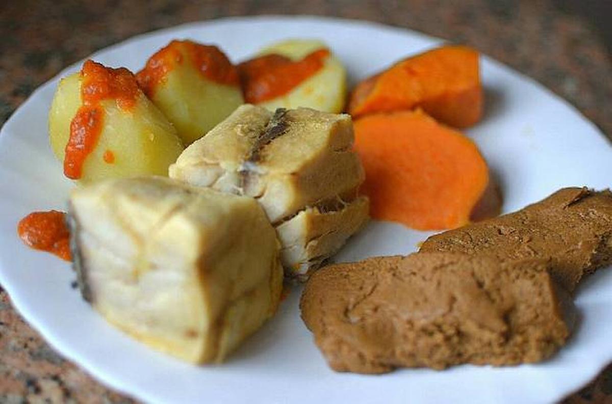 Sancocho canario.