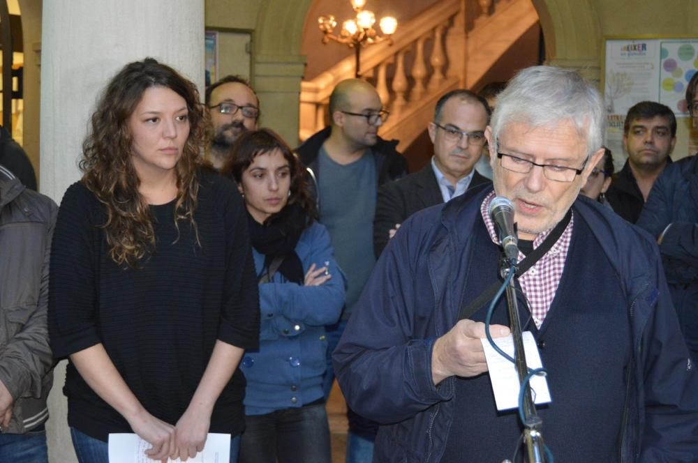 Acte de suport a l'alcaldessa de Berga, Montse Venturós