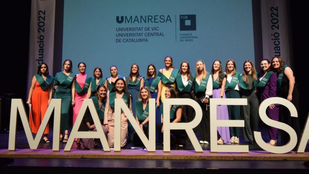 Les 19 titulades en la carrera de Mestre d’Educació Infantil