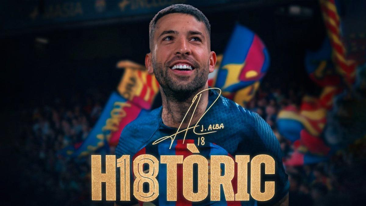 ¡Histórico! El FC Barcelona recopila los mejores momentos de Jordi Alba con la camiseta azulgrana...