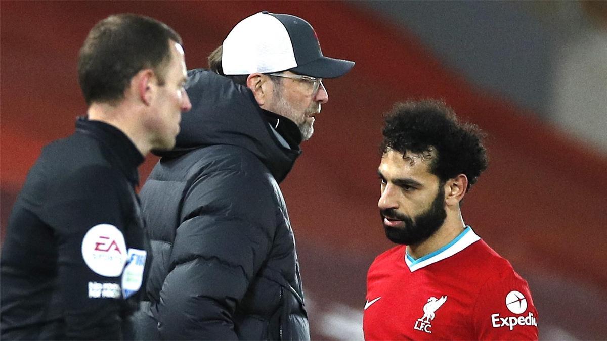 La relación entre Salah y Klopp no pasa por su mejor momento