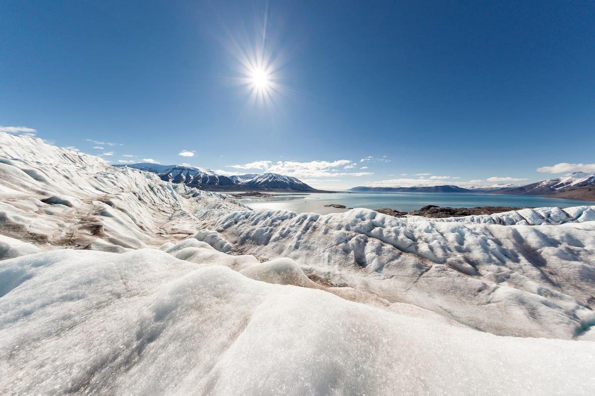 Glaciar Nordenskiöld en Svalbard