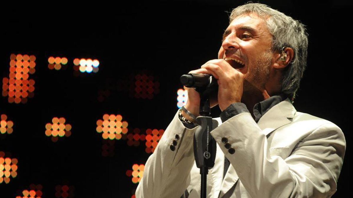 Sergio Dalma, durante un concierto.