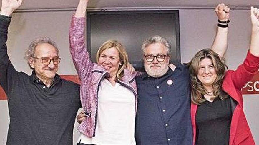 Garcia, Cardona, González i Romero, la nova regidora socialista