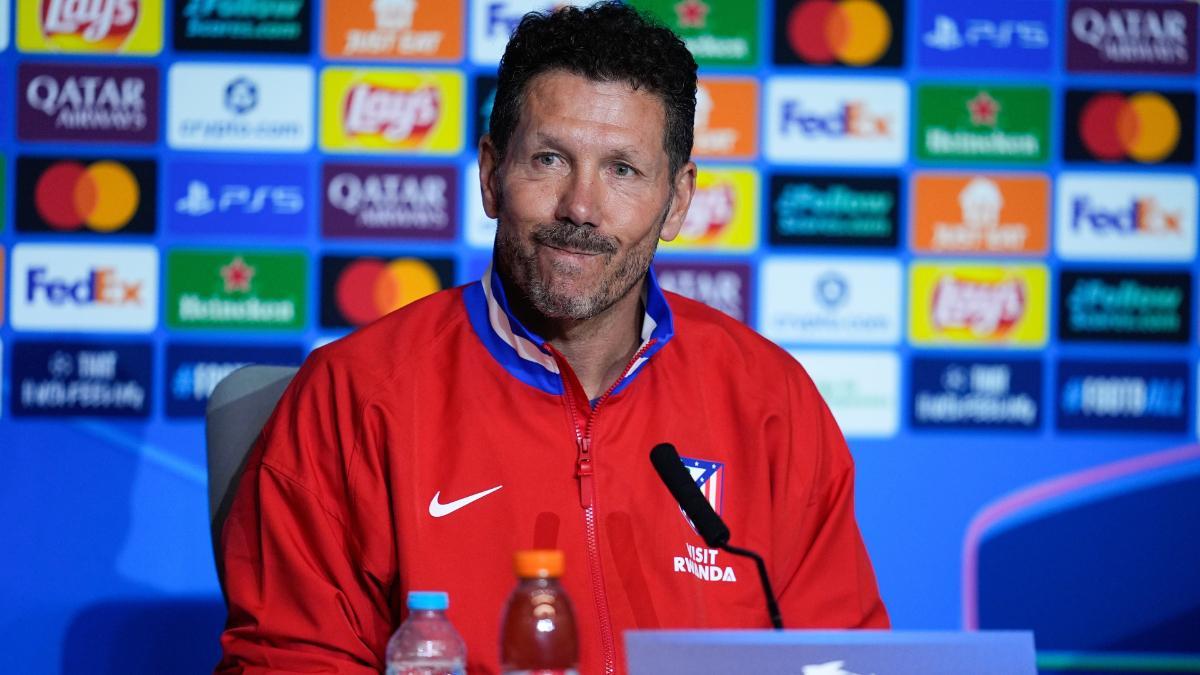 Diego Simeone, entrenador del Atlético de Madrid