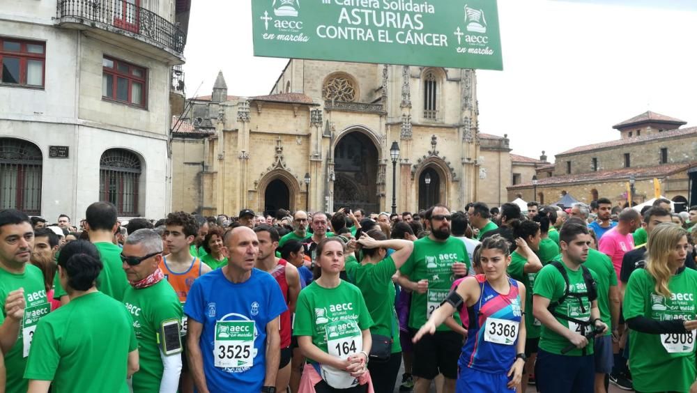 Carrera contra el cáncer en Oviedo