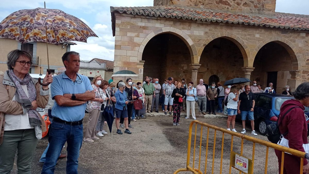 Protestas esta mañana en Tábara por la mejora de la sanidad