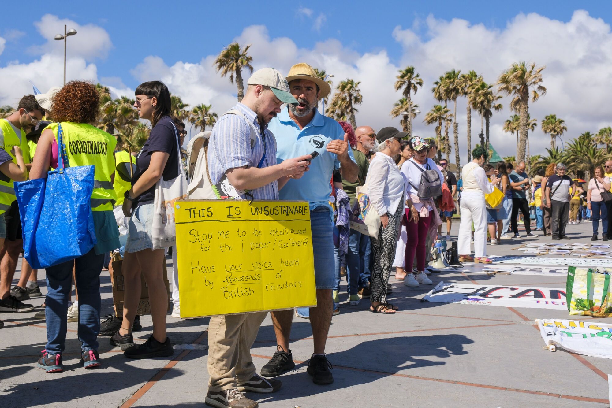 Manifestación Canarias tiene un límite 18M en Las Palmas de Gran Canaria