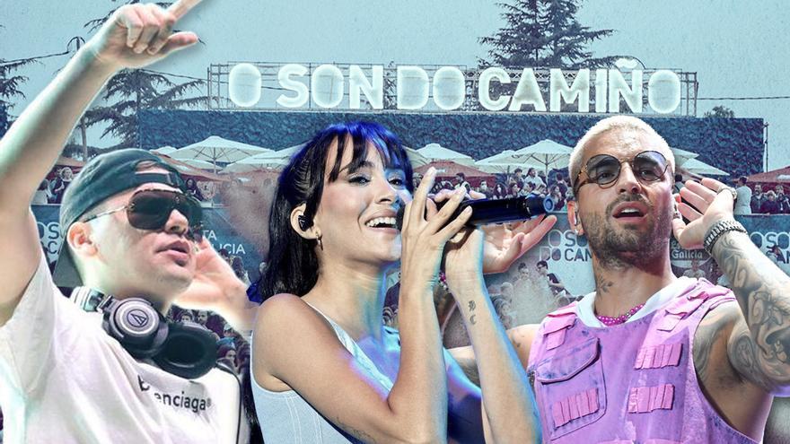 Bizarrap, Aitana y Maluma, las estrellas de O Son do Camiño 2023