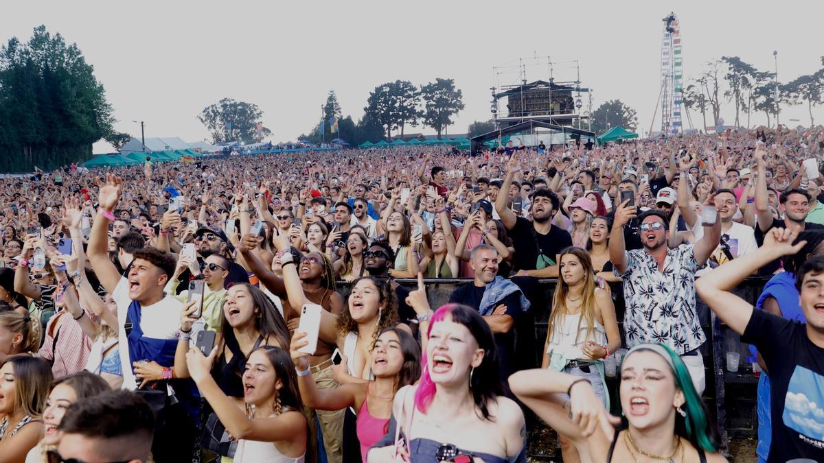 Asistentes a uno de los conciertos de la edición de 2022 del Boombastic en Llanera.