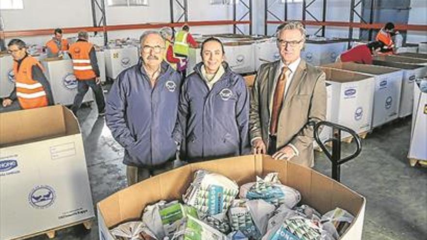 Banco de Alimentos recibe 150.000 kilos de artículos