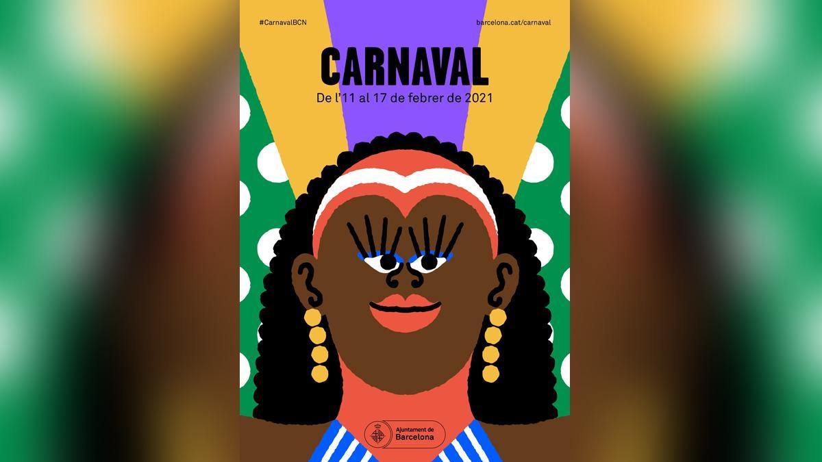 Cartel del carnaval de Barcelona 2021