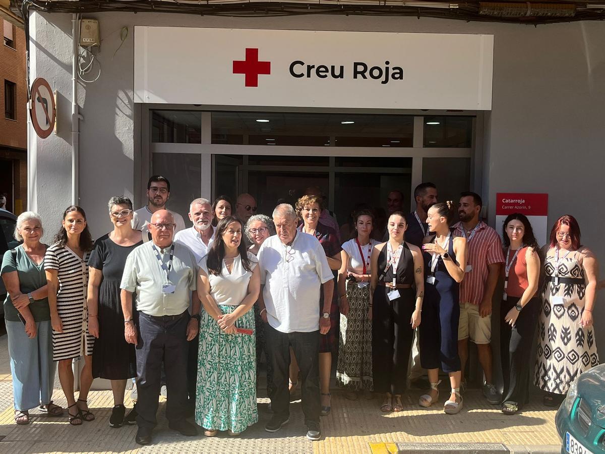 Repaertura de la sede de Cruz Roja en Catarroja.