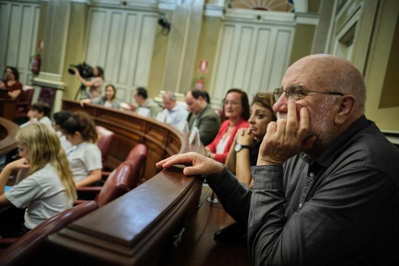 Pleno Infantil en el Parlamento de Canarias 61 alumnos ejercerán de diputados por un dia  | 09/03/2020 | Fotógrafo: Andrés Gutiérrez Taberne