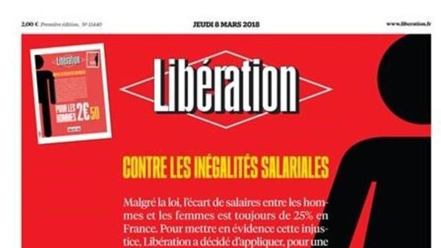 El diario &#039;Libération&#039;, 50 céntimos más caro para los hombres