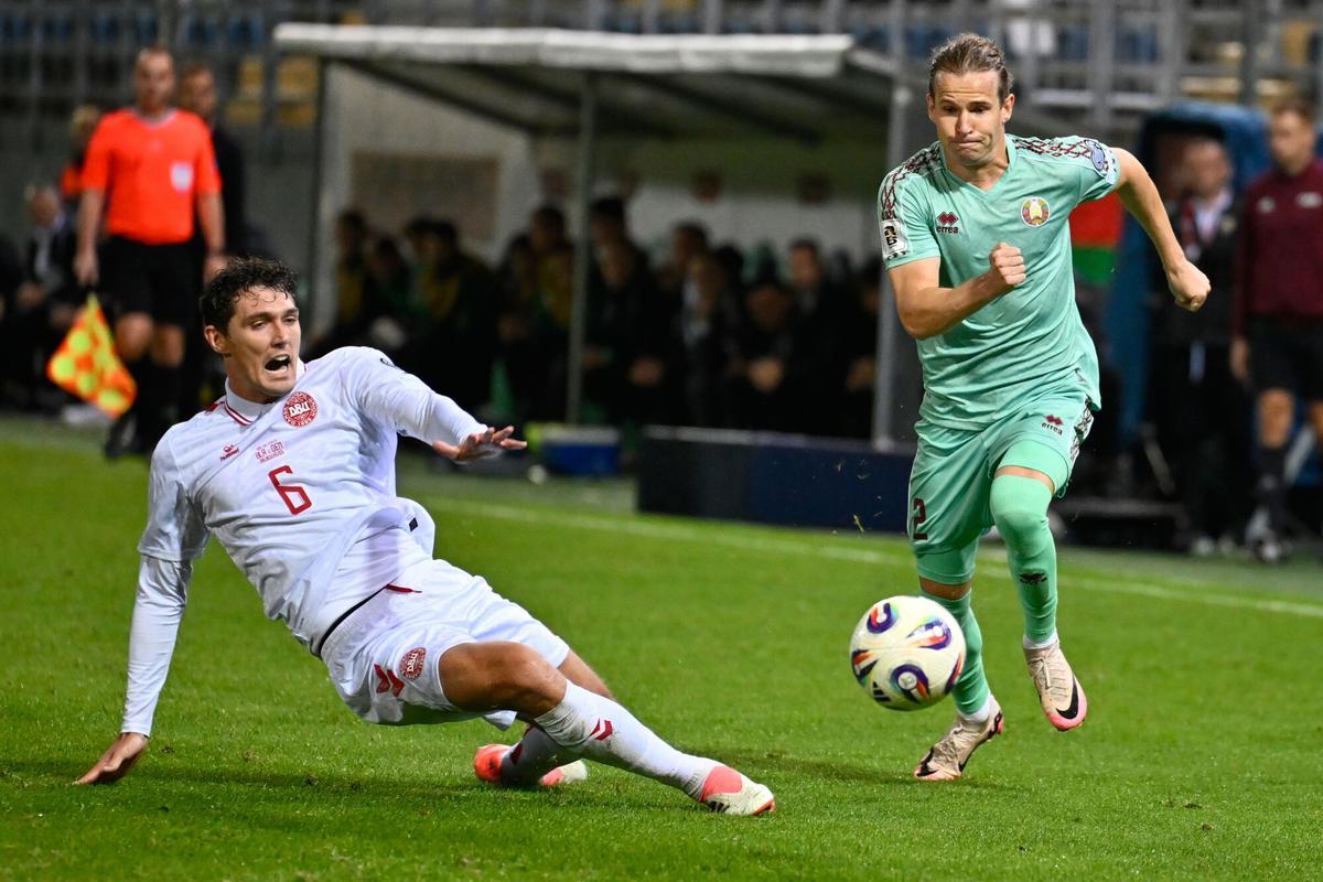 Christensen corta un ataque este jueves con Dinamarca