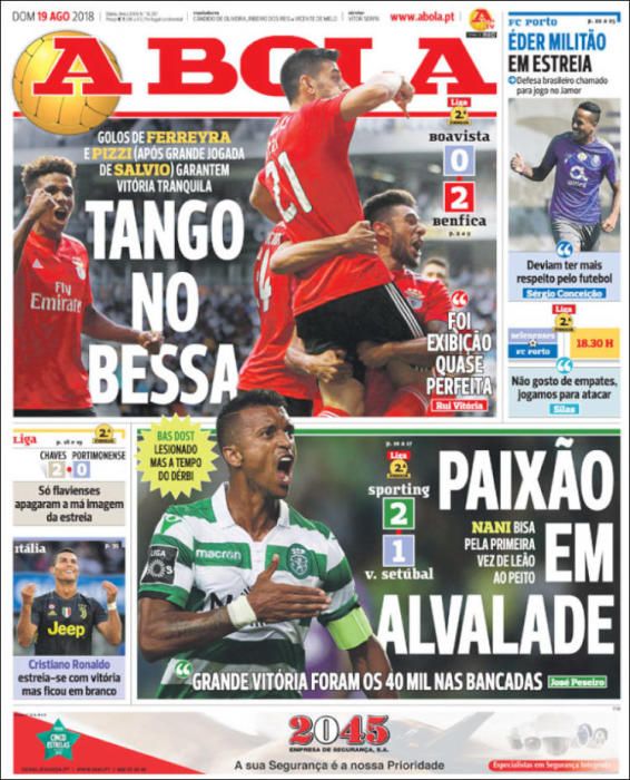 Las portadas de la prensa deportiva