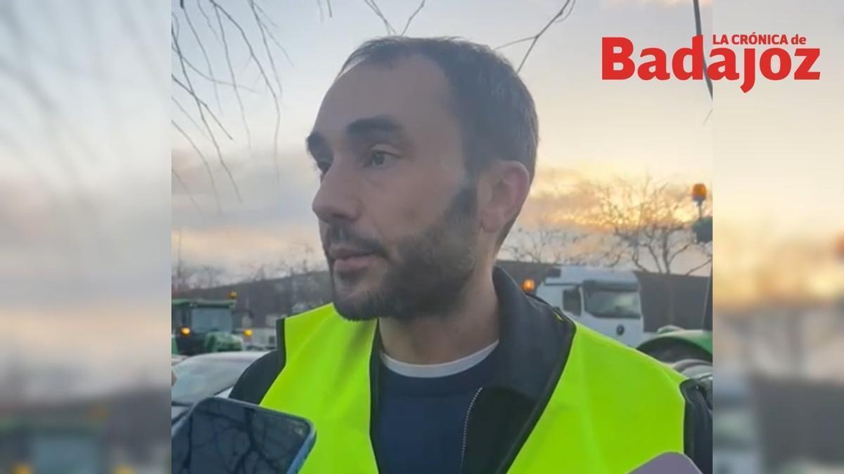 Vídeo | Fernando Miranda, secretario de Agricultura de UPA-UCE Extremadura: "Reclamamos precios justos, que se cumpla la Ley de Cadena Alimentaria y una PAC más equitativa"