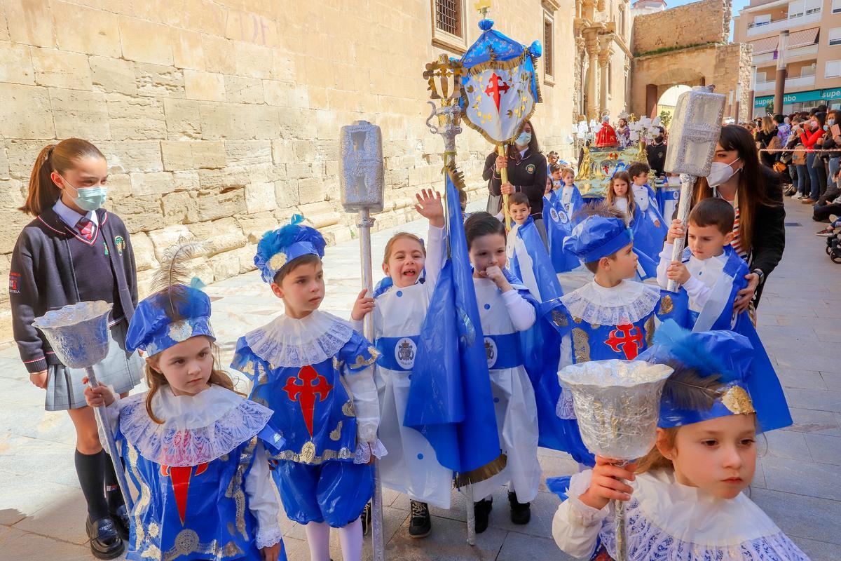 Procesión de los alumnos del colegio Diocesano de Santo Domingo de Orihuela