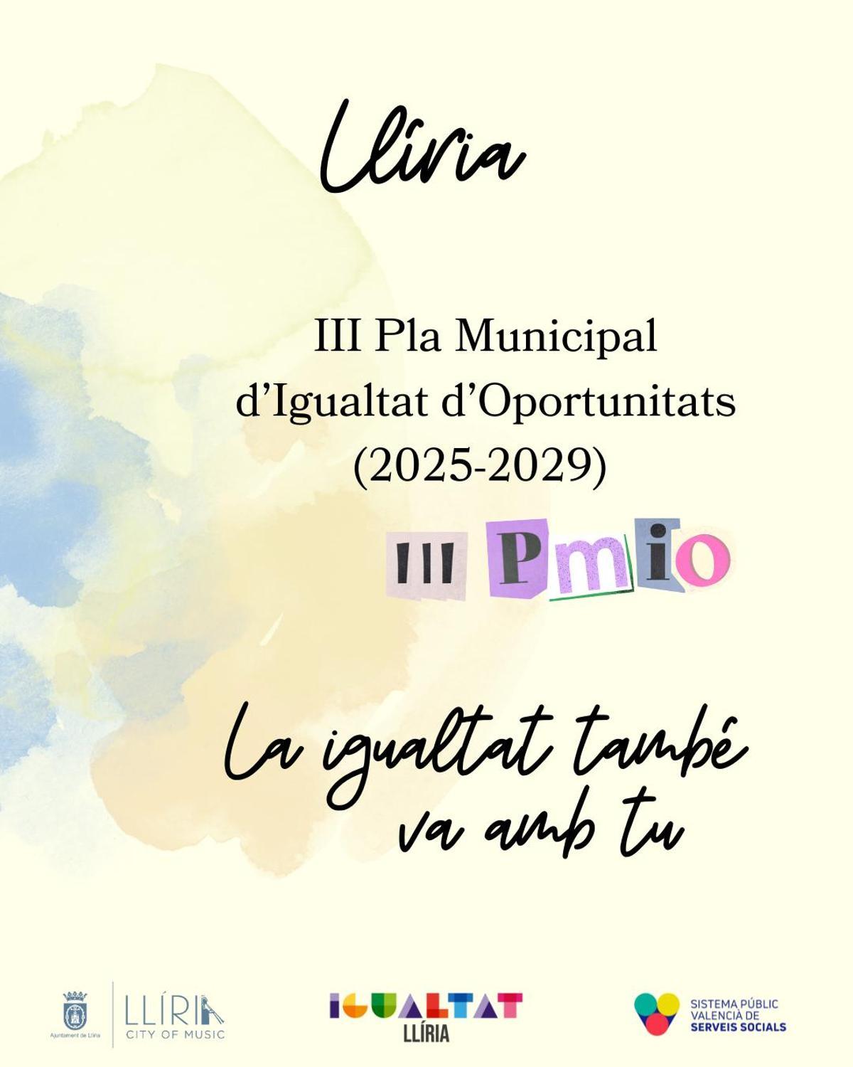 Campaña del III Plan de Igualdad de Llíria.