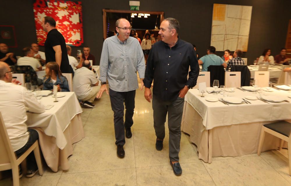 Cena del Valencia Basket con las Peñas