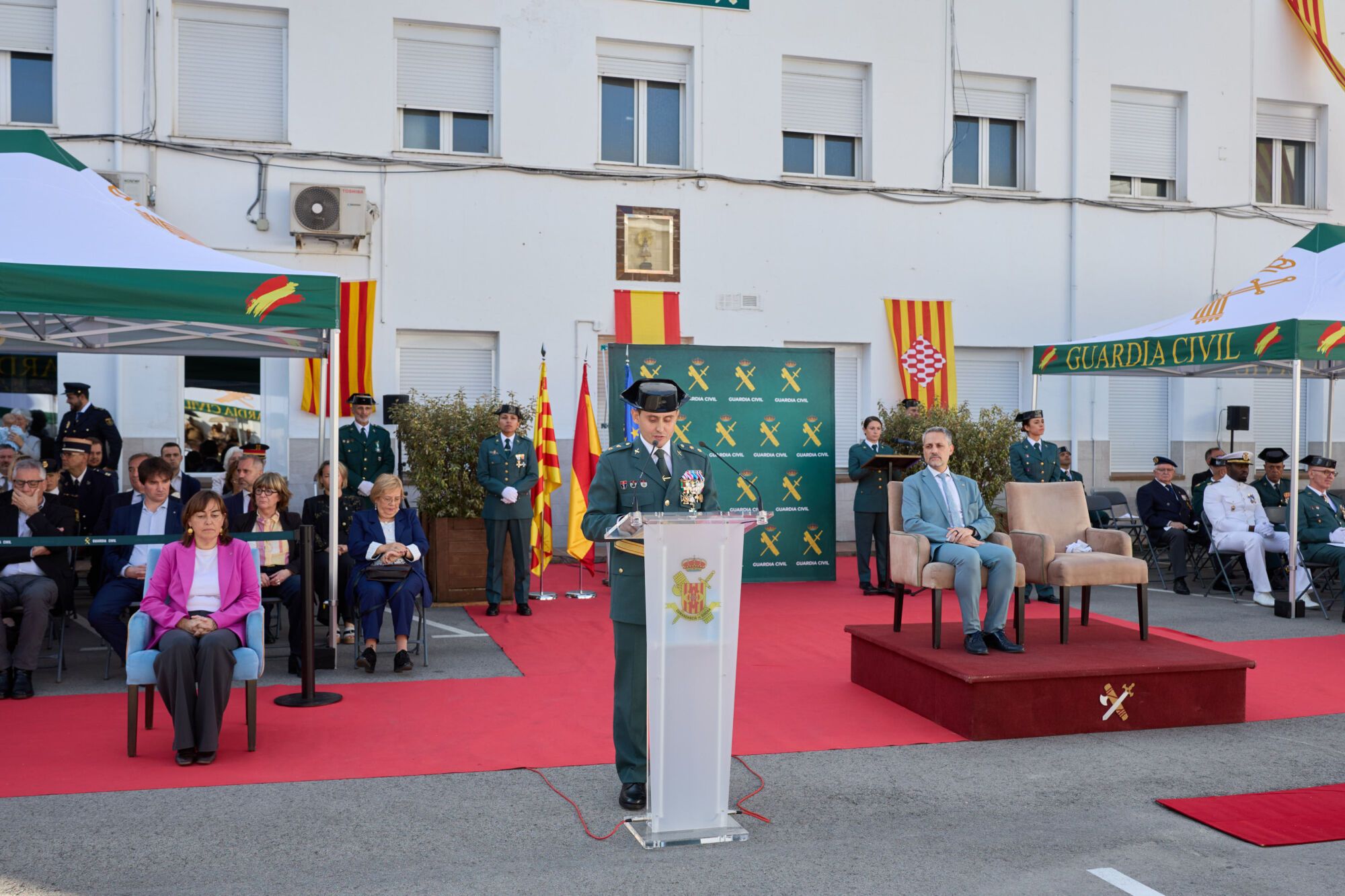 Les millors fotos de l'acte conmemmoratiu Comandància de la Guàrdia Civil a Girona
