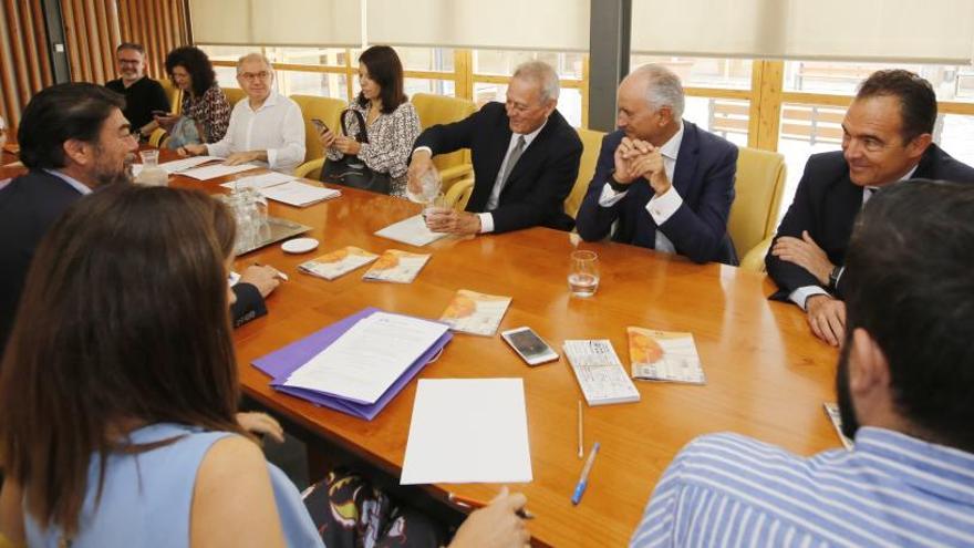 Última reunión del Consejo de Gobierno del Teatro Principal de Alicante, el pasado 17 de septiembre