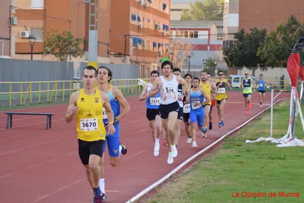 Control federativo de atletismo en Cartagena