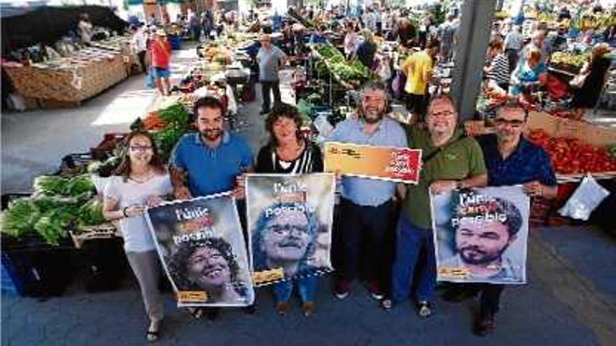 D&#039;esquerra a dreta, Elisabet Pérez, Quim Ayats, Teresa Jordà, Jordi Martí, Joan Olòriz i Joan Margall.