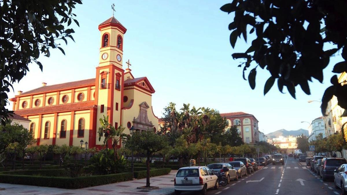 Plaza de Pío XII en Carranque, el barrio de las calles con advocaciones marianas.