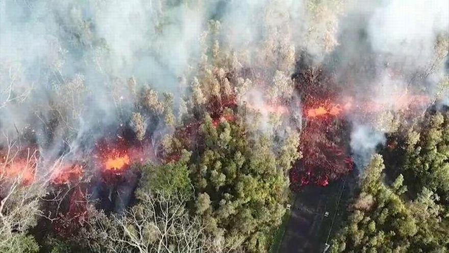 El volcán hawaiano Kilauea entra en erupción