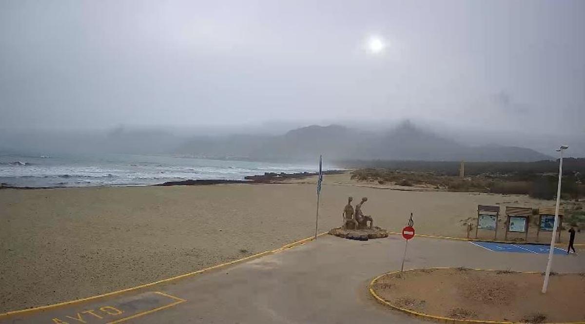 Lluvia, calima y viento en Mallorca.