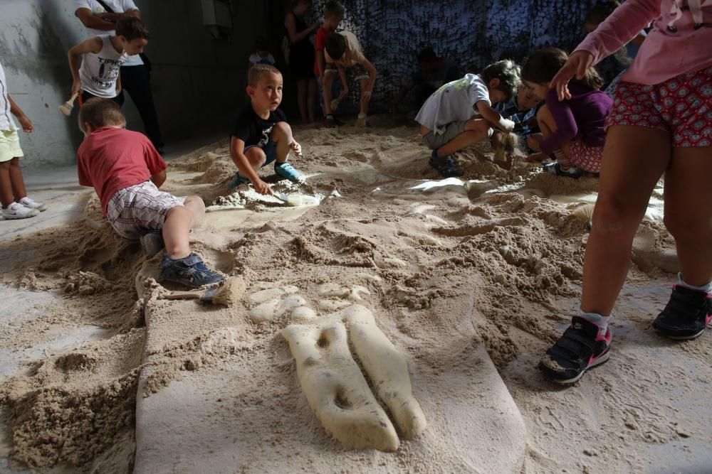 Exposición de dinosaurios en Avilés