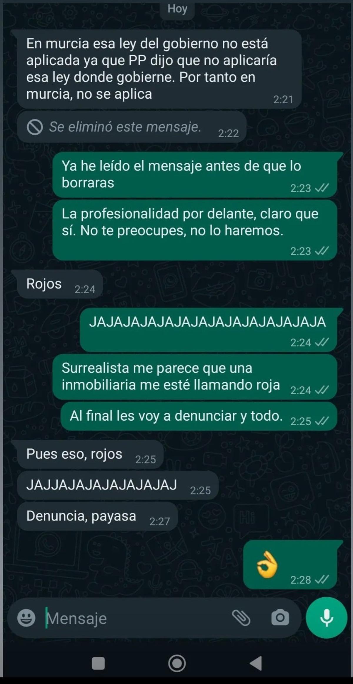 Segunda parte de la conversación