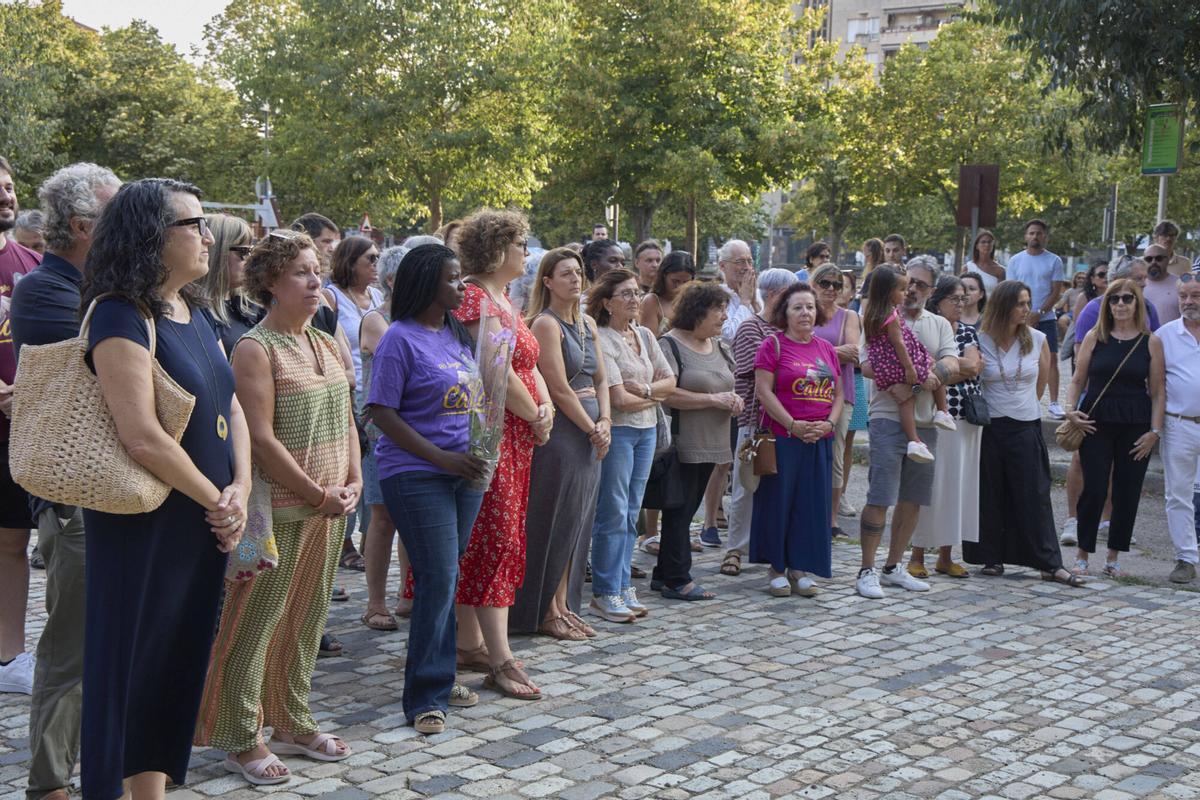 Les imatges de l'homenatge a la Carla Fernández Gutiérrez en el tercer aniversari del seu feminicidi
