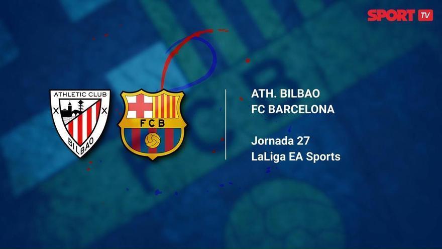 Athletic Bilbao - FC Barcelona: Horario y dónde ver hoy el partido en directo de la Liga EA Sports