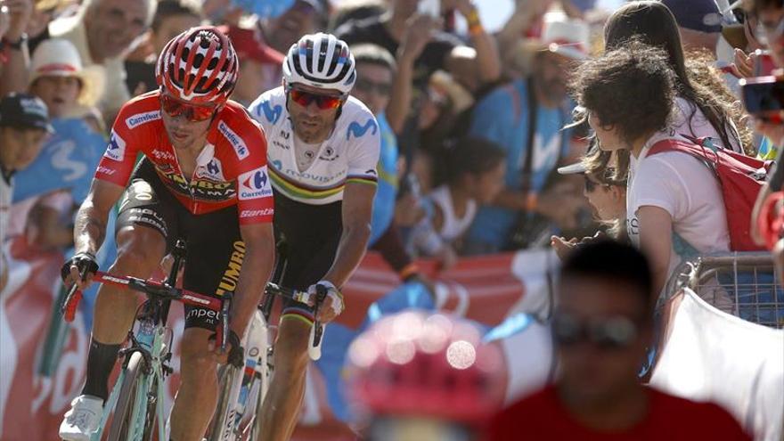 La gran ambición de Valverde levanta pasiones en la Vuelta