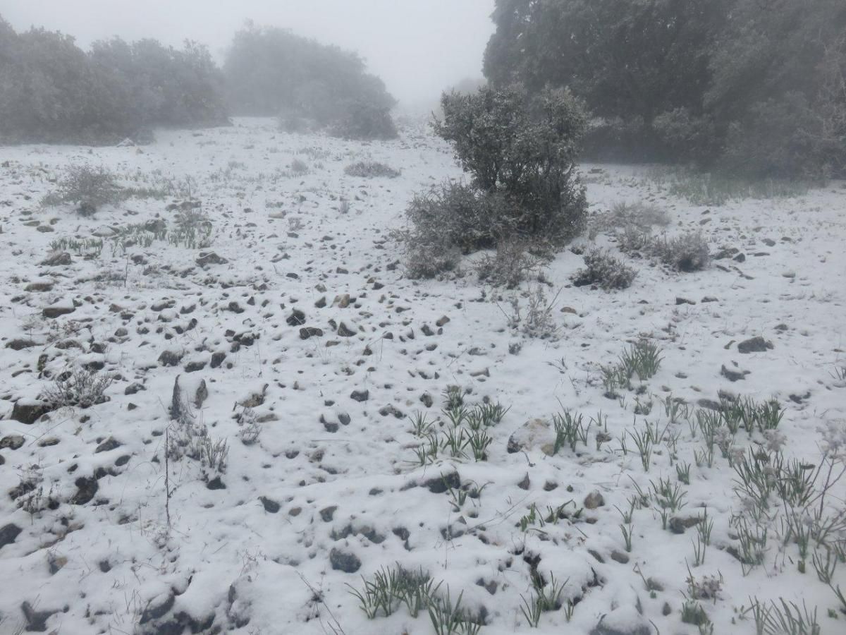 Nieve en la provincia de Córdoba