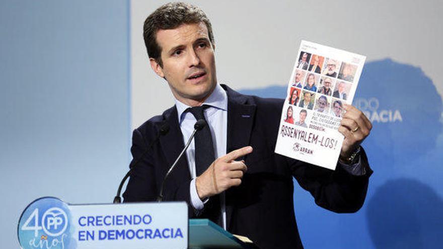 El vicesecretari de comunicació del PP, Pablo Casado