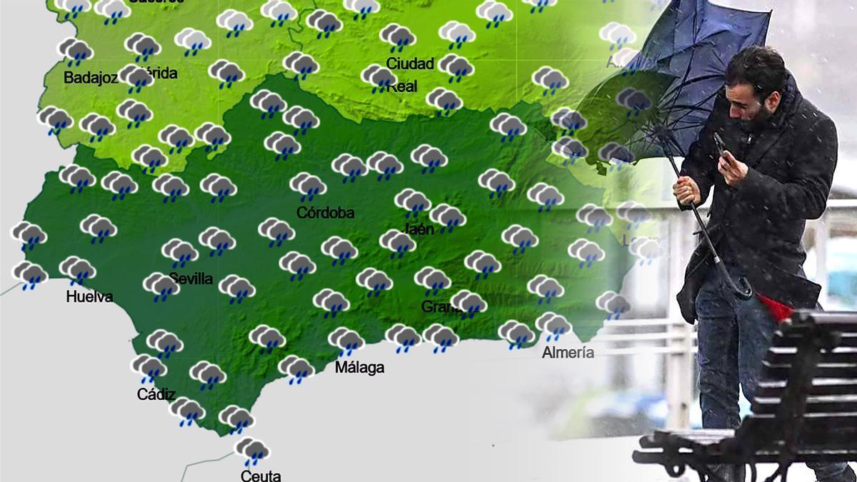 Mapa de Aemet el miércoles.
