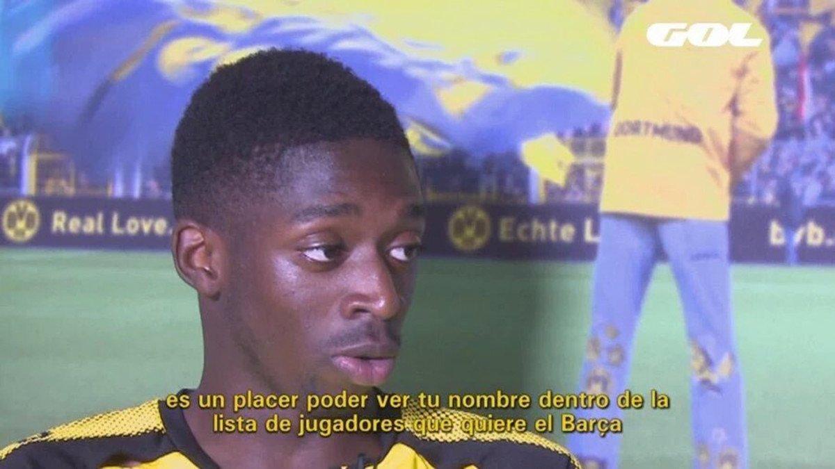 Dembelé habló para Gol